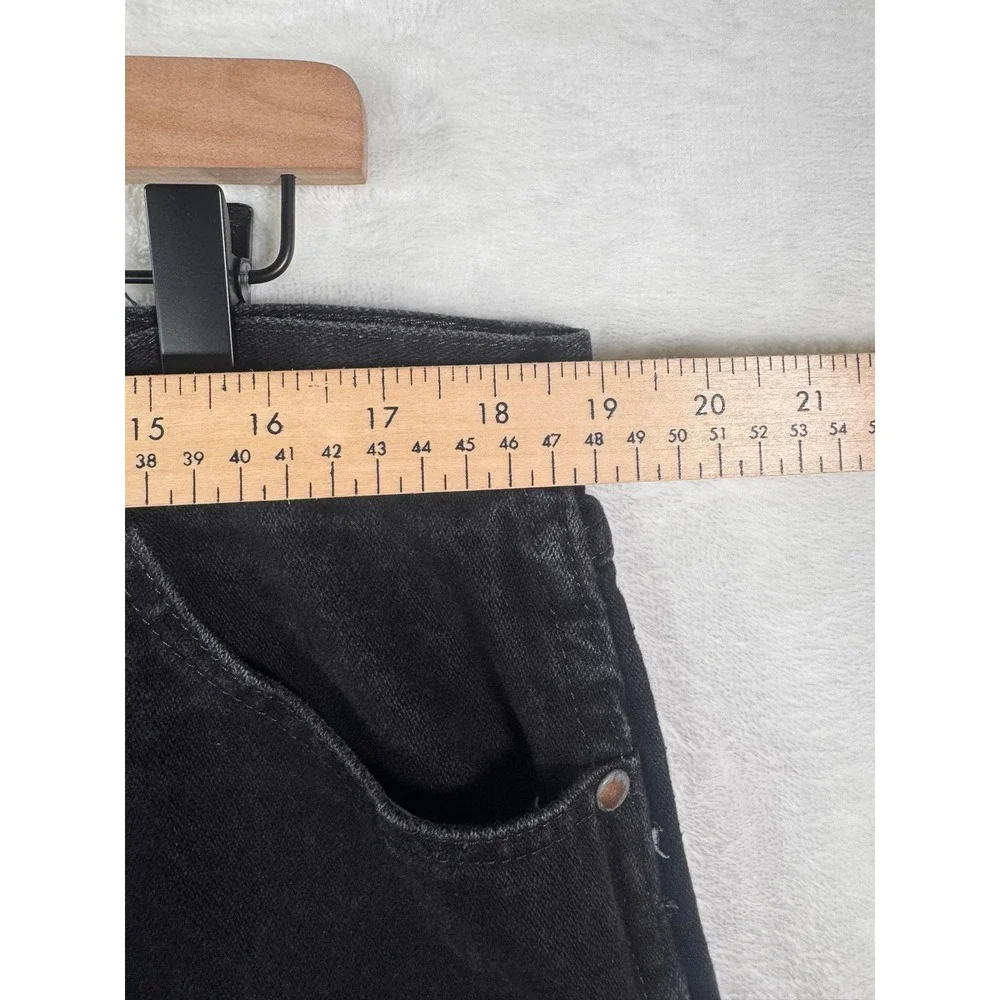 Wrangler 1013MWZWK Mens Black Denim Straight Leg Jeans 40x34 100% Cotton Regular